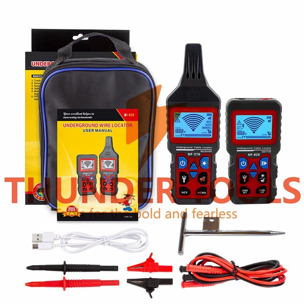 Thunder Tools NOYAFA NF-826 Underground Cable Locator Wire Tracking