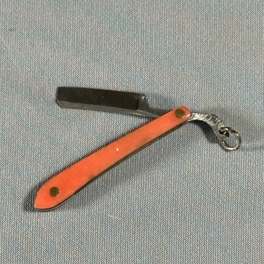 Vintage Chatelain Micro Miniature Straight Razor