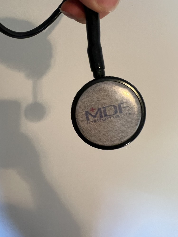 MDF Instruments 747 Dual Head Black Stethoscope