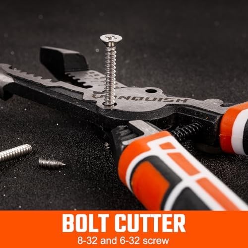 VANQUISH 4 IN 1 Multifunctional Wire Stripper, Cutting Stripping Tool...