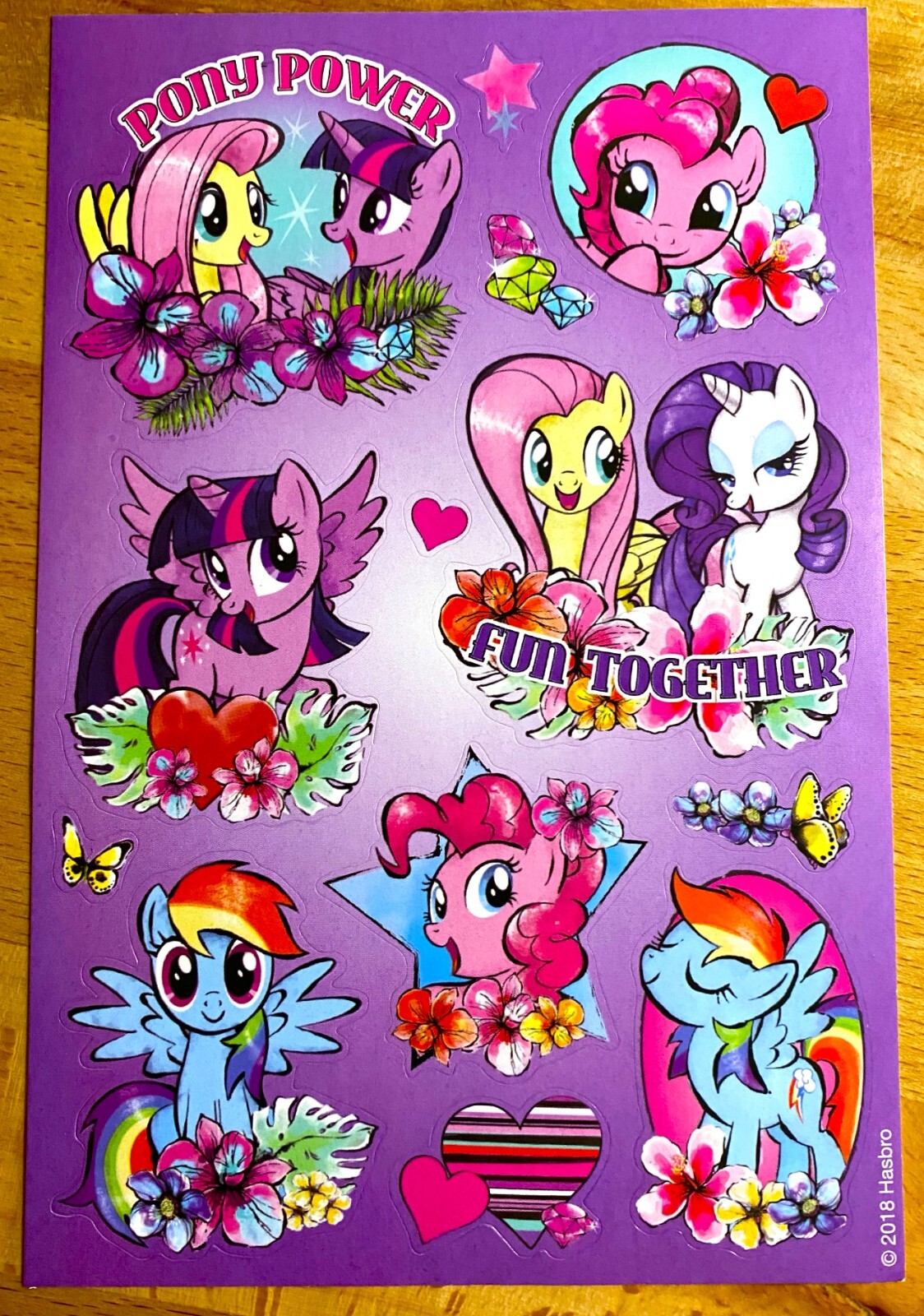 MY LITTLE PONY STICKERS NEW 3 SHEETS FREE SHIP