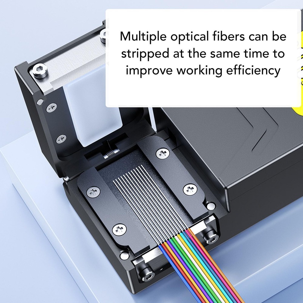 Fiber Optic Thermal Stripper, Automatic US Plug 100-240V, Black