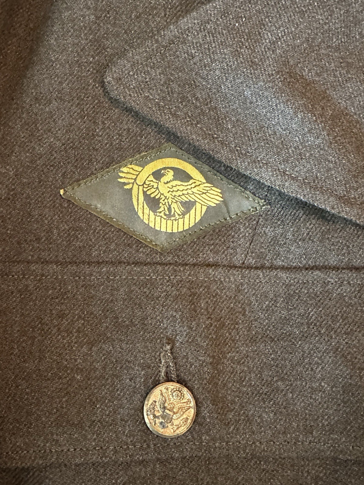 US Army World War II Model 1939 Class A Uniform Blouse, Trousers, Cap