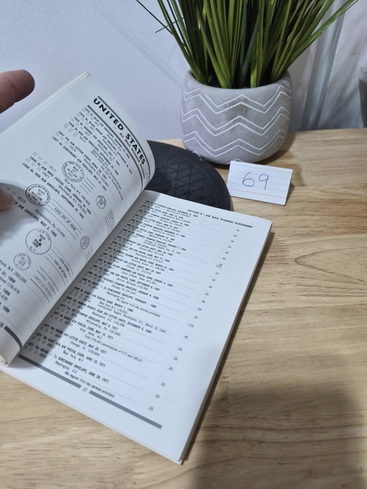 1974 Washington Press US First Day Covers Catalog 41st Ed. Paperback