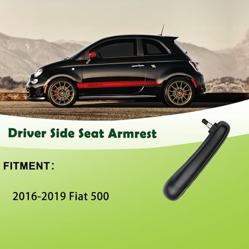 Front Driver Side Seat Armrest Adjustable Arm Rest Black Front Driver Side