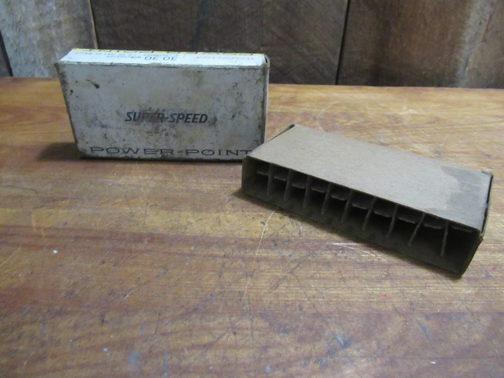 Empty Ammo Box  30-30 Winchester Power-Point with insert