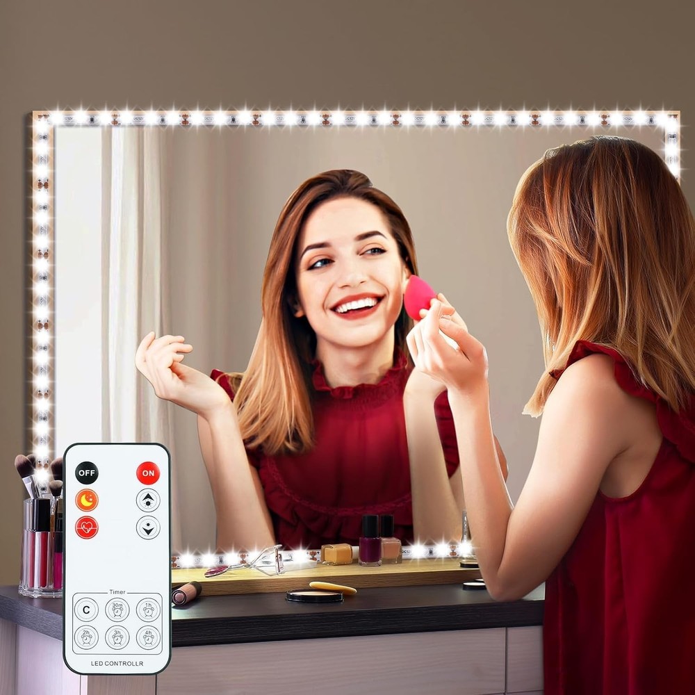 LED Vanity Mirror Lights Makeup Dressing Table Vanity Set 13ft Flexible LED