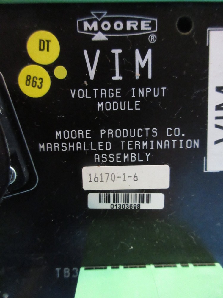 Moore 16170-1-6 APACS VIM Voltage Input Module Siemens PLC Board