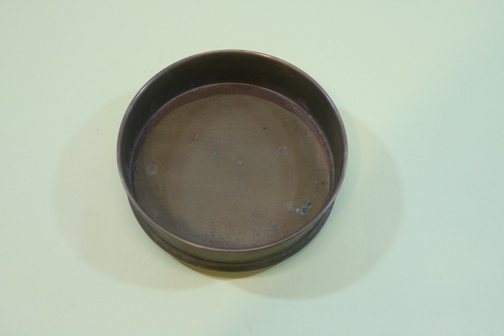 8" Brass Testing Or Sorting Sieve, BRASS STEEL