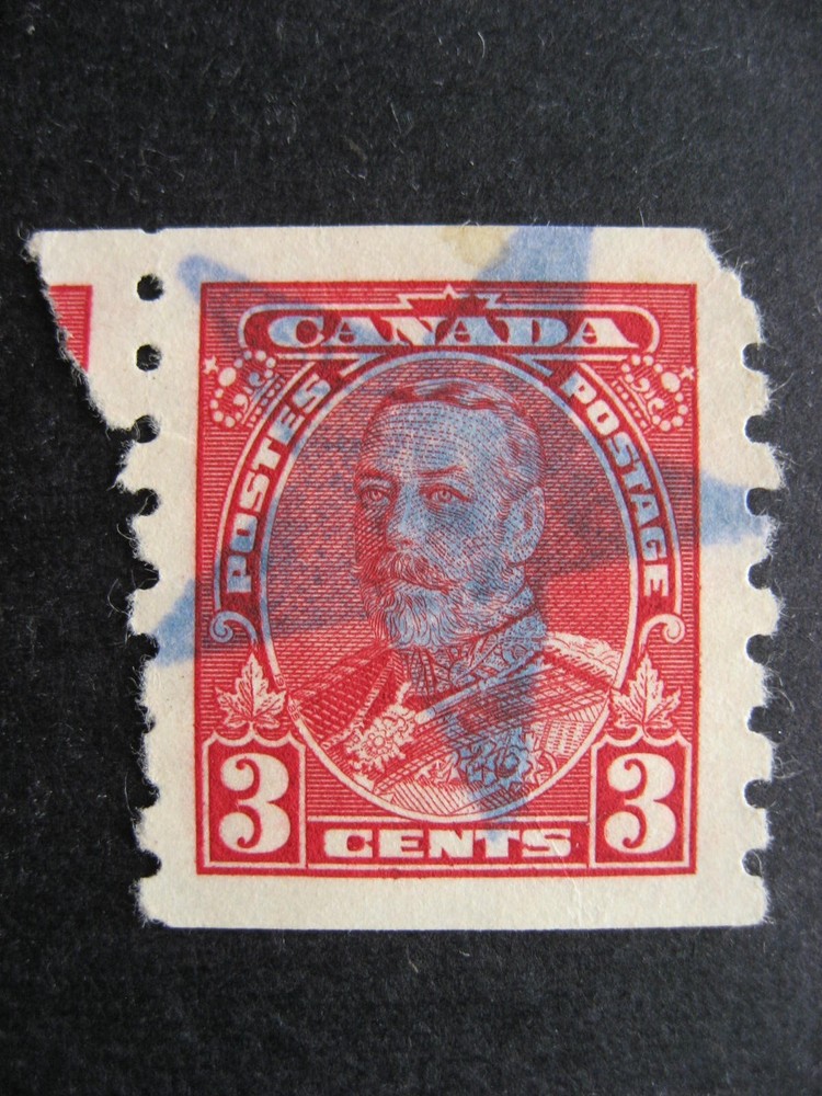 Canada nice blue 5 point star cancel