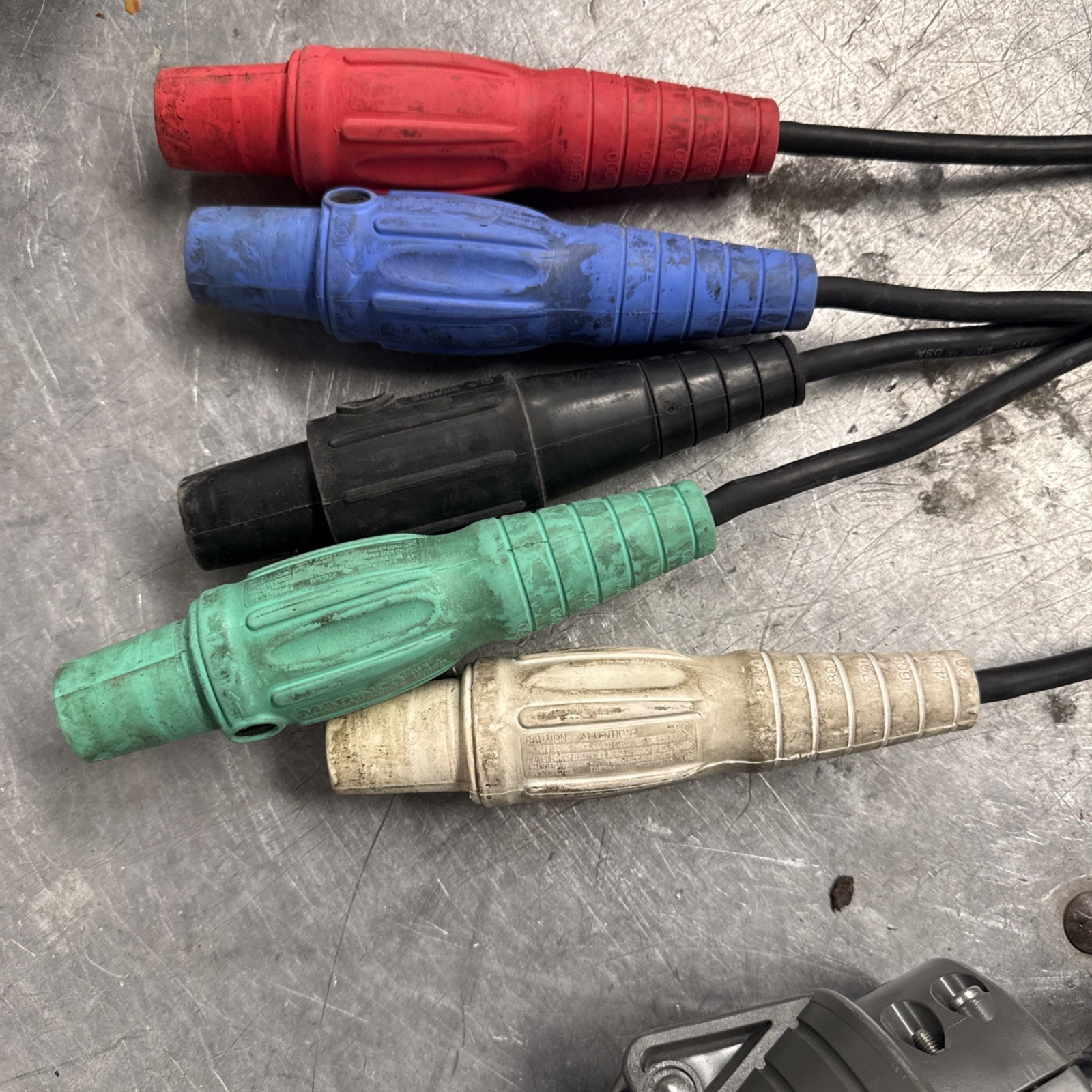 100 Amp Pin And Sleeve Cam Lock Feeder Cable Adapter 5 Ft PS5100P9-W