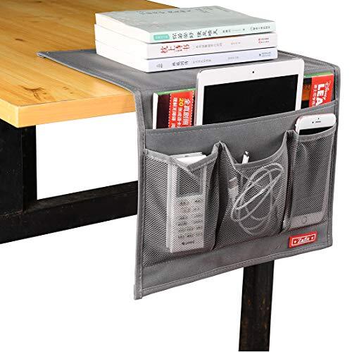 Bedside Caddy Organizer 4 Pocket Storage Remote Control Hanging Holder Bed Sofa