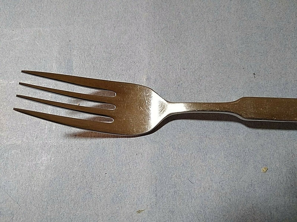 WMF Cromargan Aspen stainless dinner fork with surface scratching