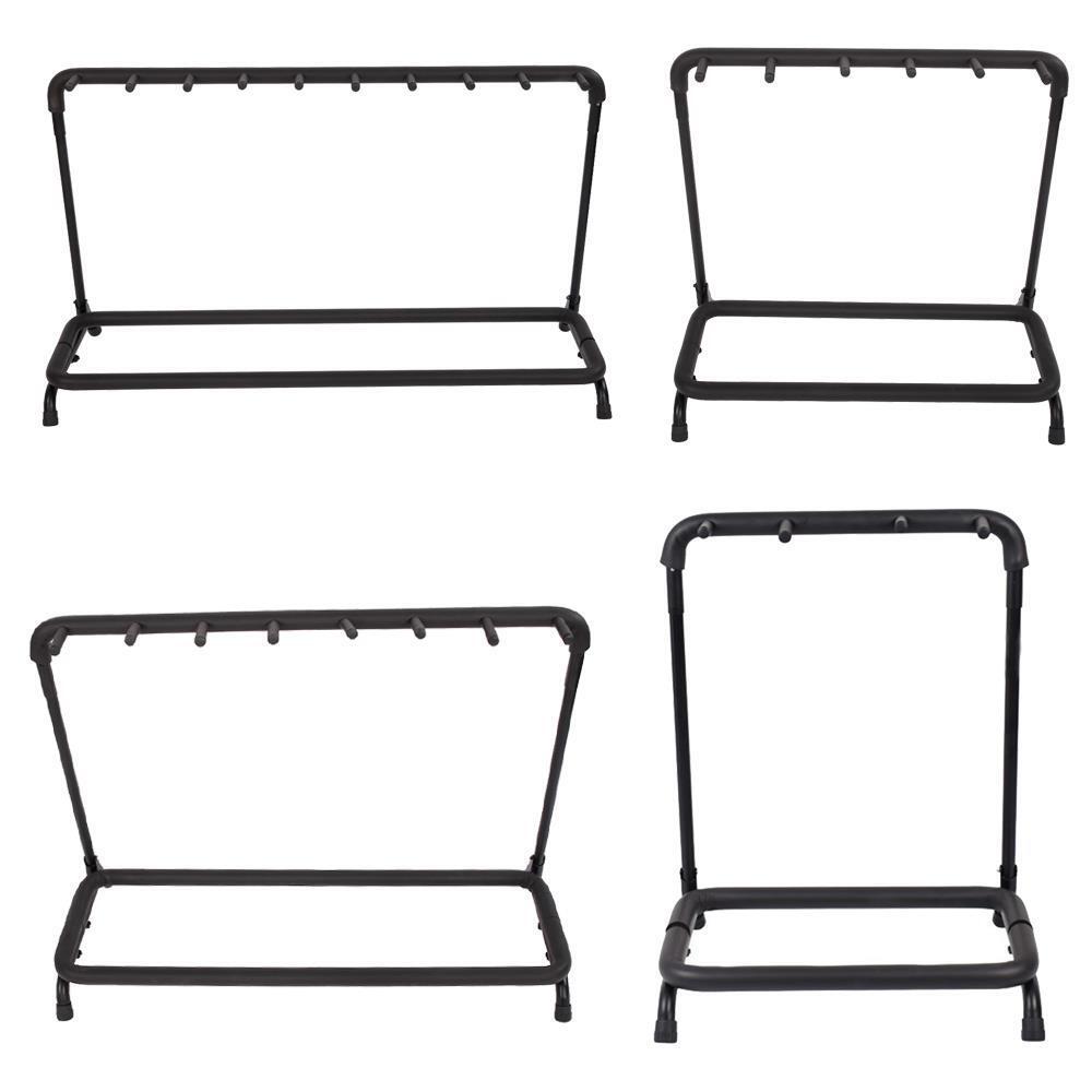 Guitar Holder Rack Stand Multi-Instrument Floorstand Holds up to 3/5/7/9 Guitars