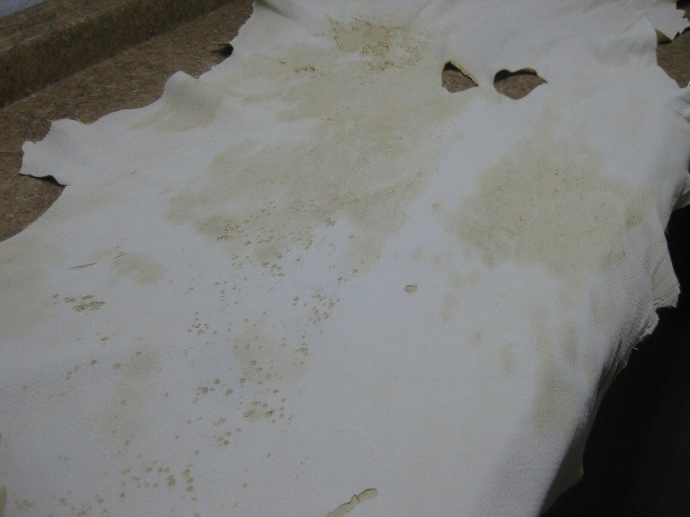 Top Grain Deer Leather - Damaged #0011666 Row 58