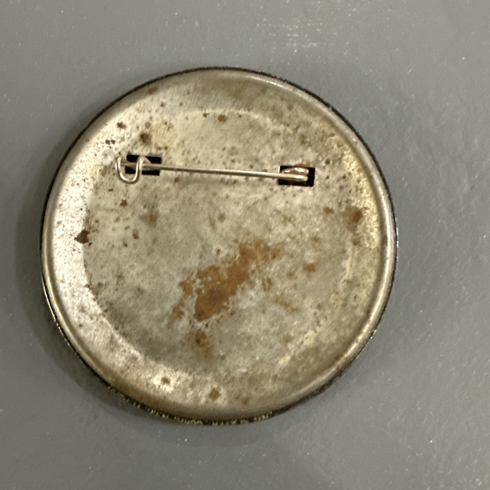 Lucky Strikes Again Pinback Badge Pin Button Cigarette Advertising Vintage 2.5"