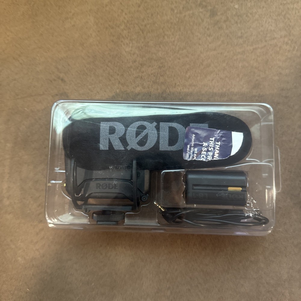 RODE VideoMic Pro+ Plus On-Camera Shotgun Microphone with box