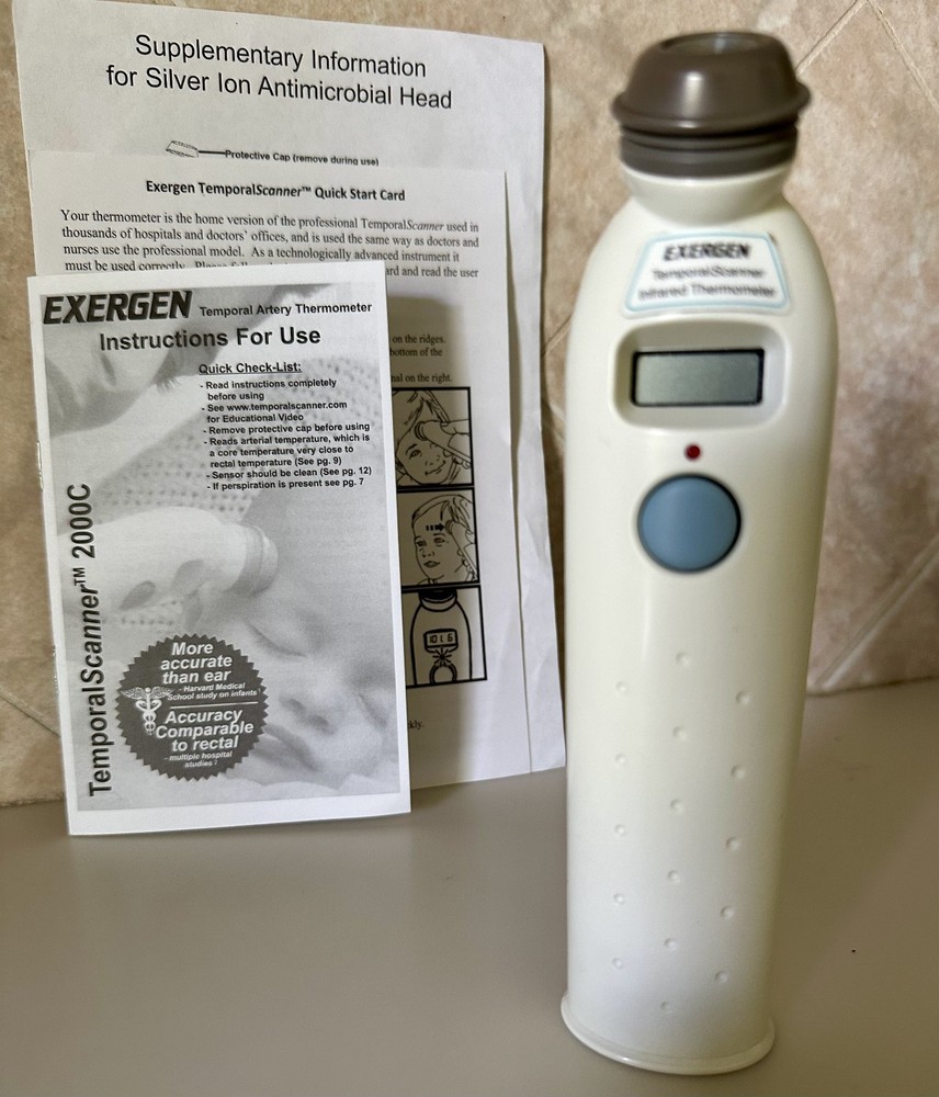 Forehead Temporal Thermal Scanner Thermometer Exergen TAT-2000C