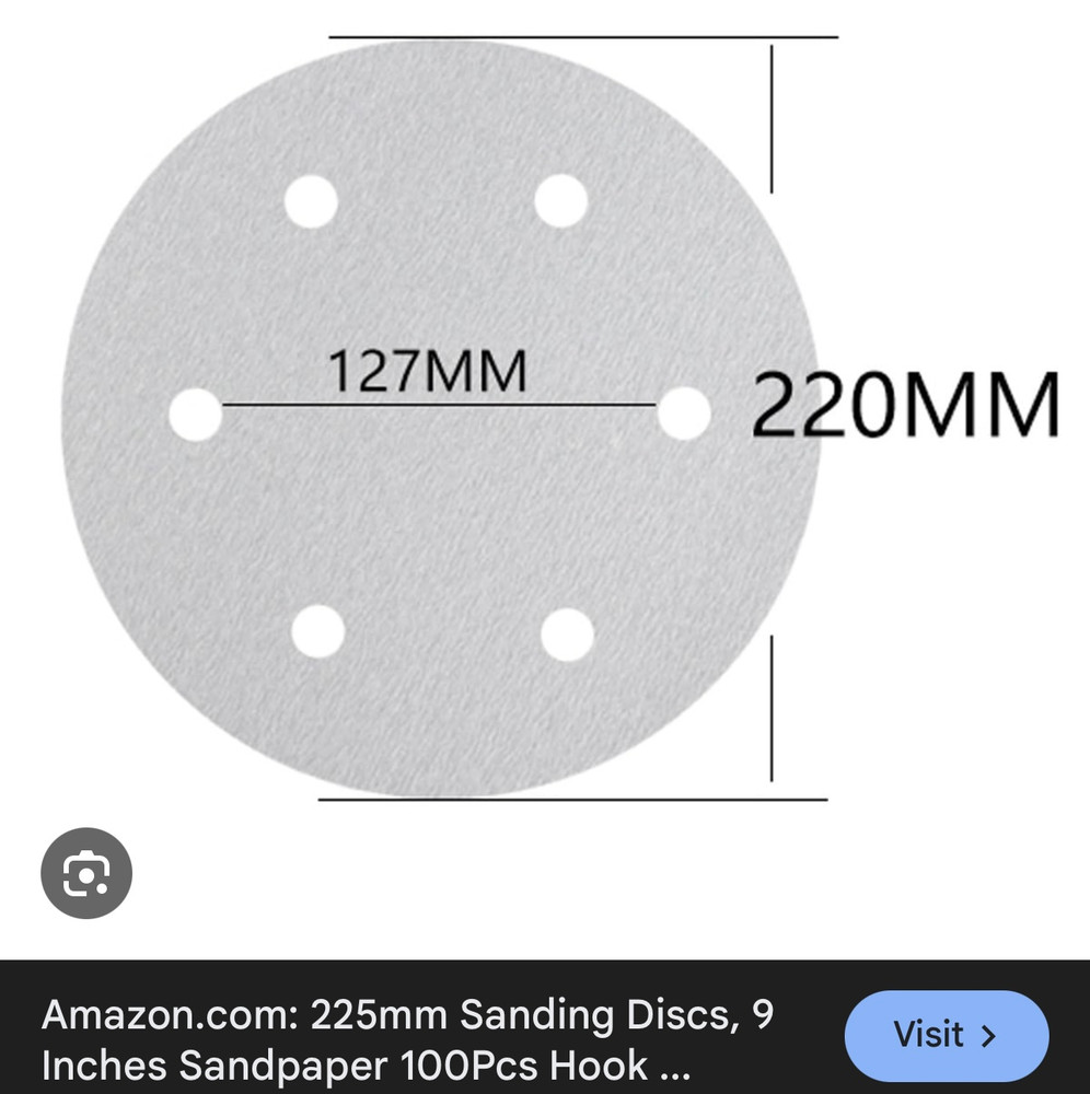 Dewalt 20v Drywall Sander hook and loop Backing Vacuum Plate for sandpaper