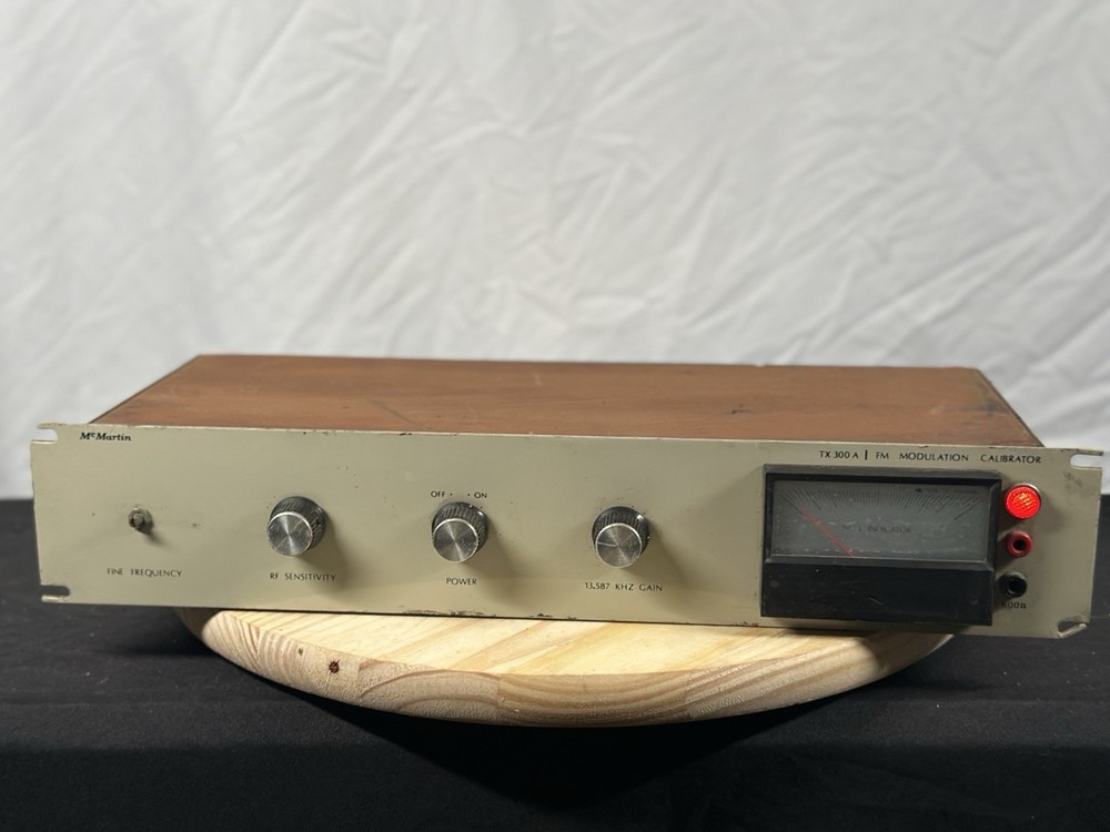 McMartin TX 300A FM Modulation Calibrator Powers On - Untested For Functionality