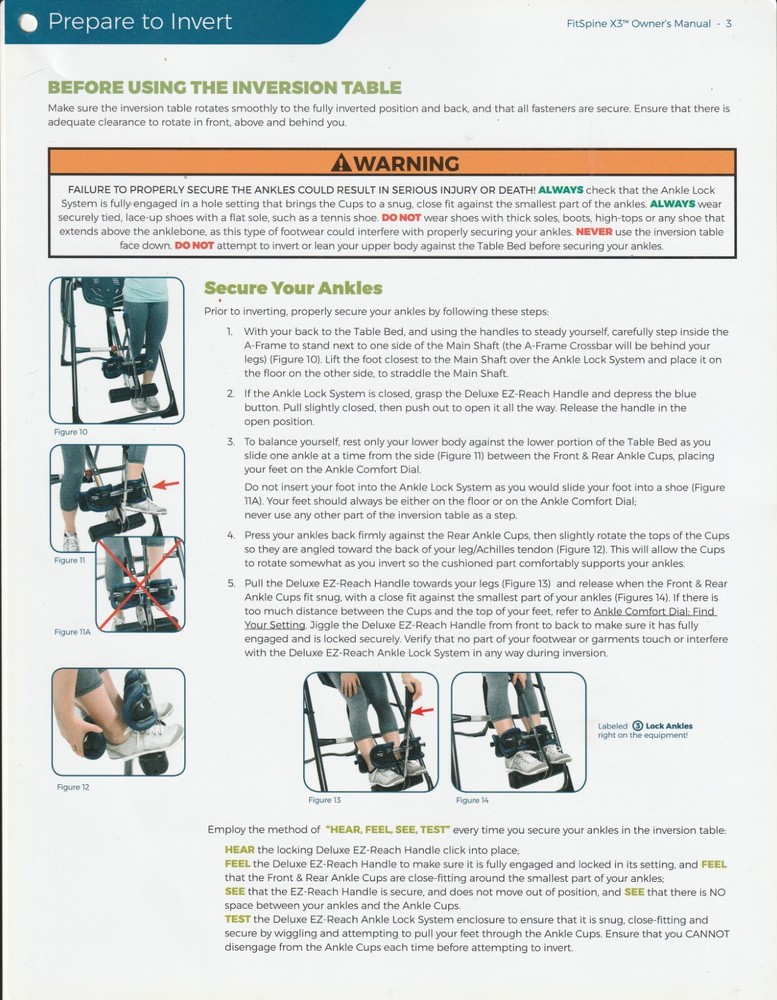 teeter inversion table used