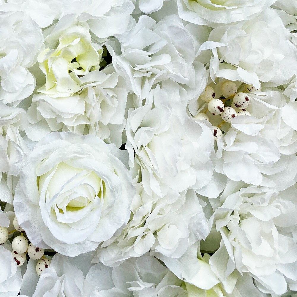 12* Artificial Flower Wall Panel Wedding Backdrop Event Party Flower Wall Panel