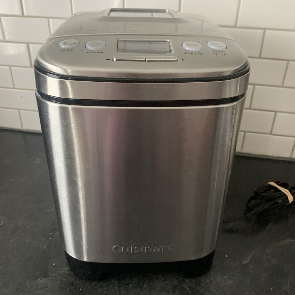Cuisinart CBK-110 Stainless Steel Automatic Bread Maker Compact Tested