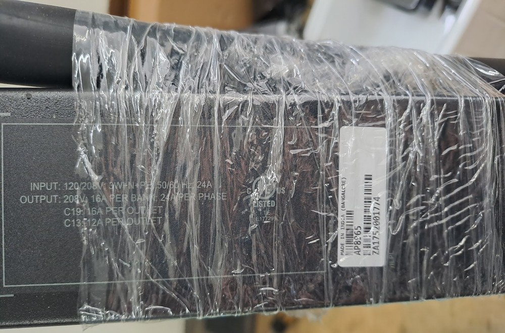 APC AP8965 Rack PDU Phase-208V-Power Distribution