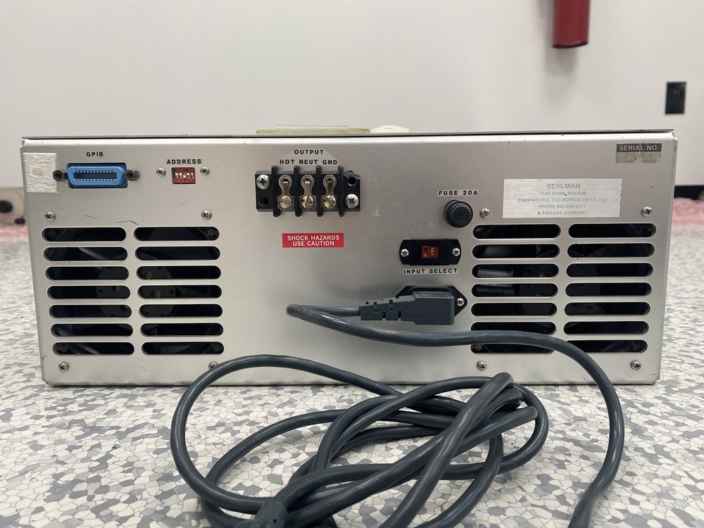 Behlman KBT-75-C AC Power Supply