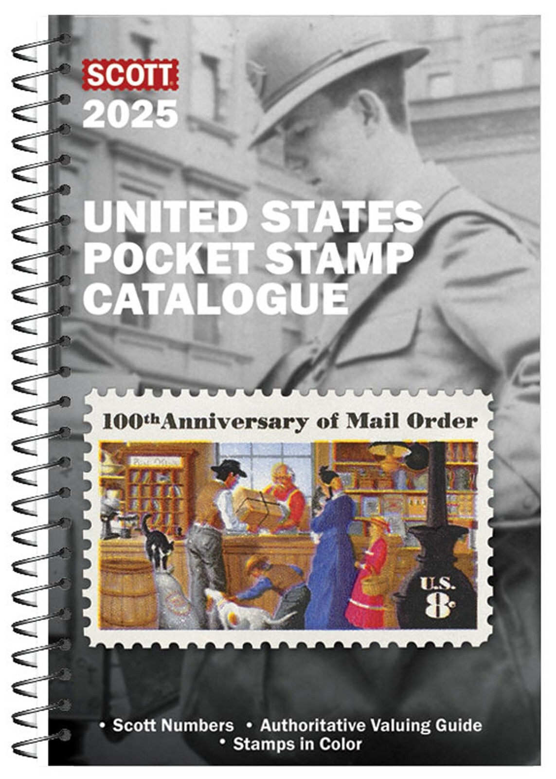 Scott 2025 United States Pocket Stamp Catalog  US Guide Reference Spiral Book
