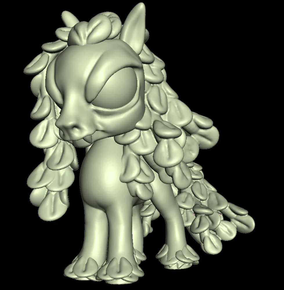Chibi Kelpie Pony (Standing)