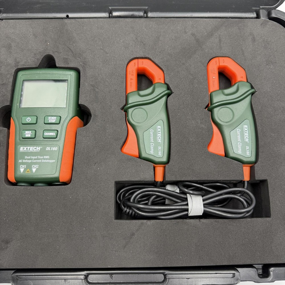 Extech DL160 Dual Input True RMS AC Voltage Current Datalogger