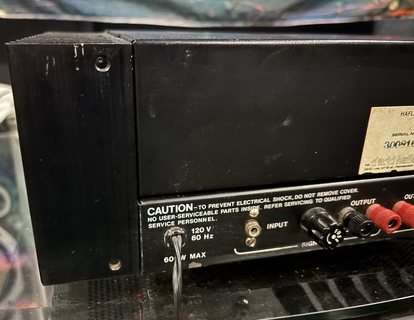 Hafler DH-200 Audiophile Stereo Power Amplifier Tested & Working Great