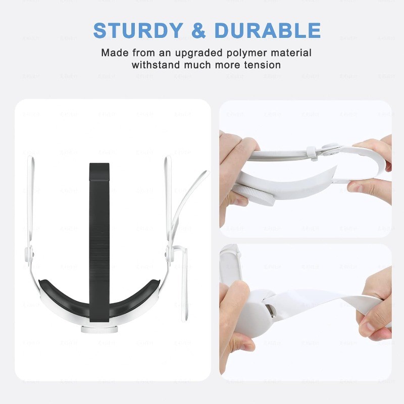 Head Strap for Meta Quest 2 VR - Elite Strap Replacement with Adjustable Hinge