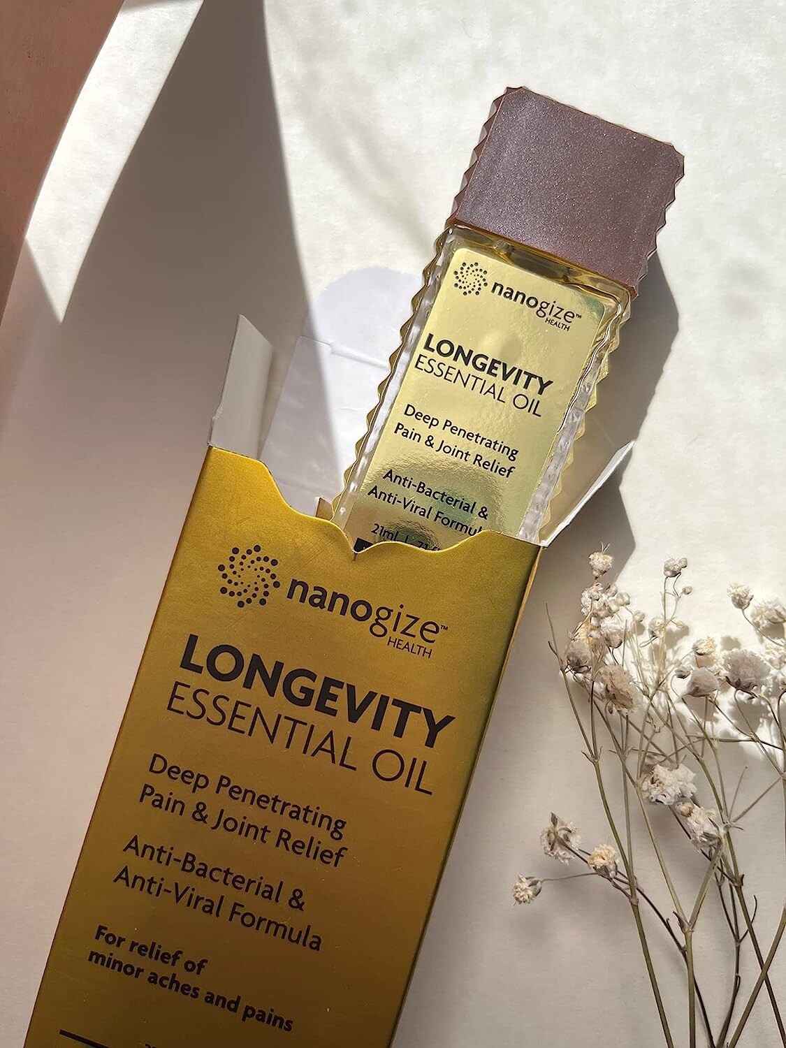 Nanogize Health LONGEVITY ESSENTIAL OIL Deep Penetrating 21mL/0.71 ( Pack of 1 )