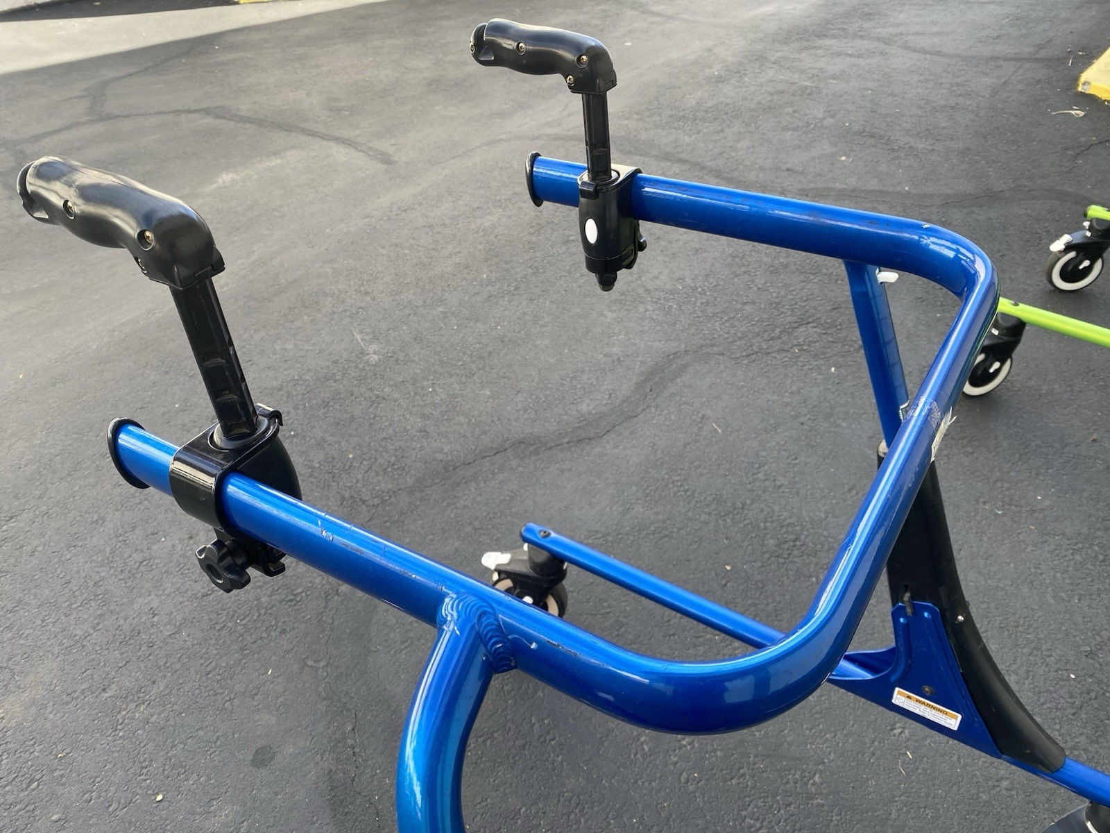 Rifton Pacer Adult Therapy Gait Trainer Large K503 200lb Cap Blue Mobility Aid