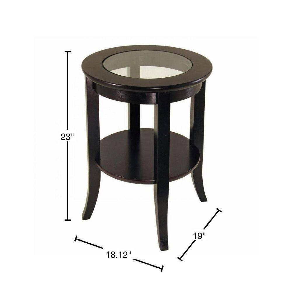 Genoa Espresso End Table