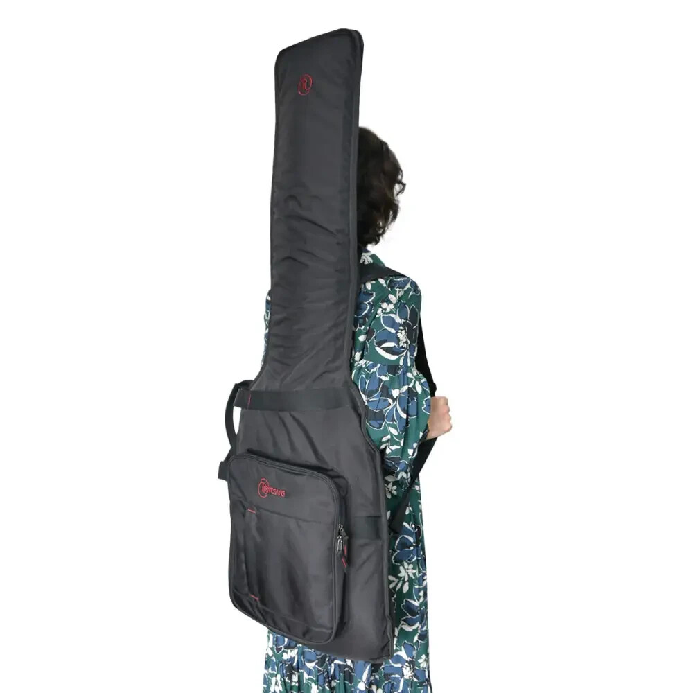 Premium bass guitar case with insulation, Three-layer construction