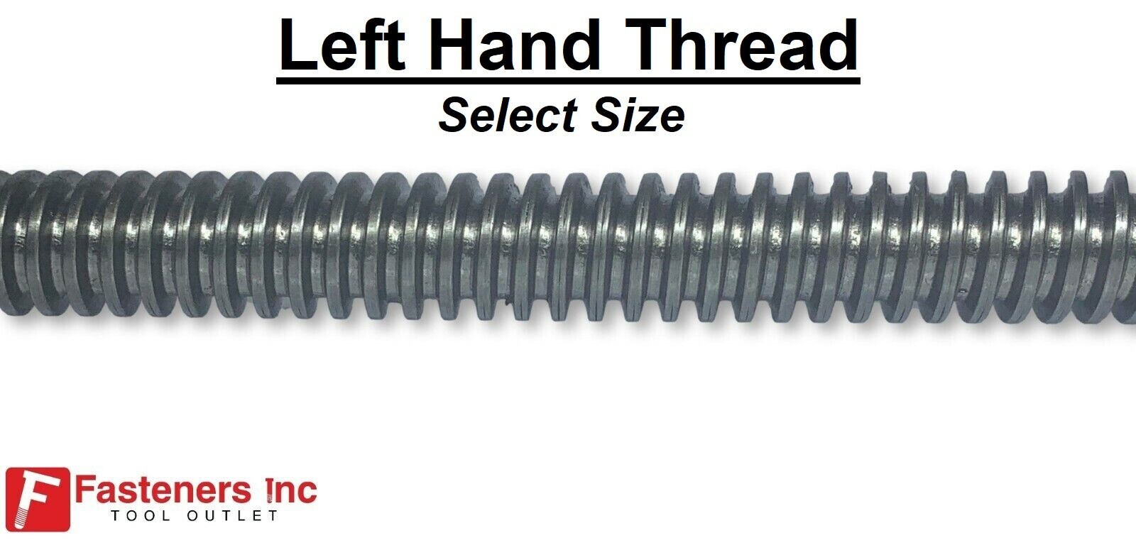 Acme Threaded Rod Left Hand LH Plain Steel CNC LC (Choose Size)