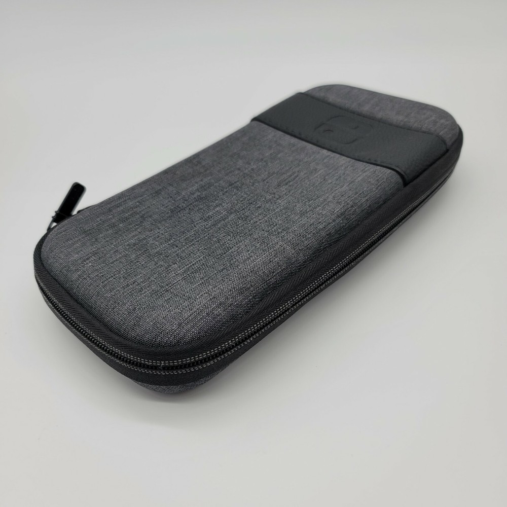 Nintendo Switch Carrying Case Black & Grey w/ Mesh Pocket and Internal Strap