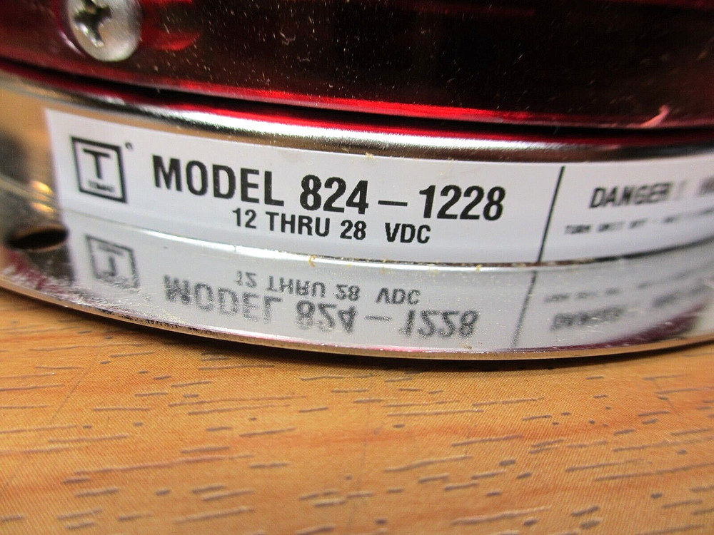 Tomar 824-1228 *NEW* Red Strobe Light Beacon 12-28VDC