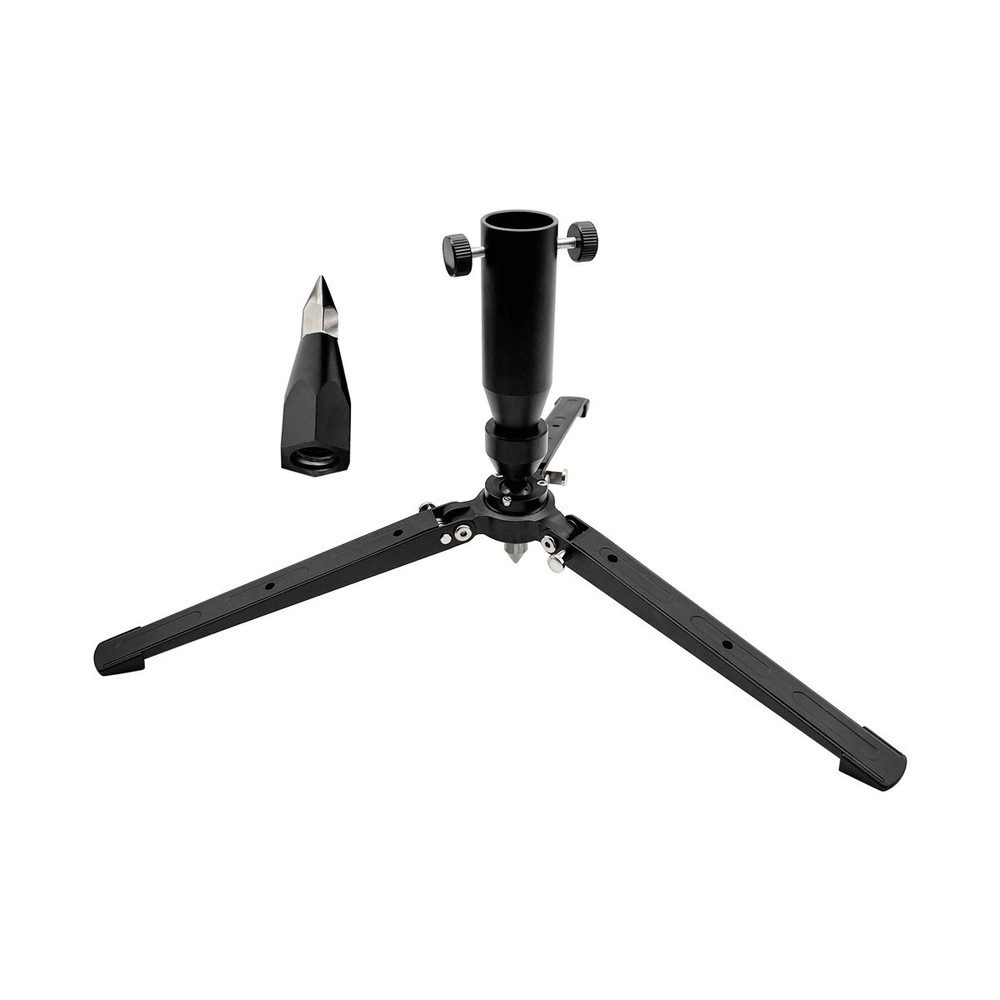 Prism Pole Stabilizer, Foldable Stakeout Pole Guide, 5/8-11 Female Fixed Holder