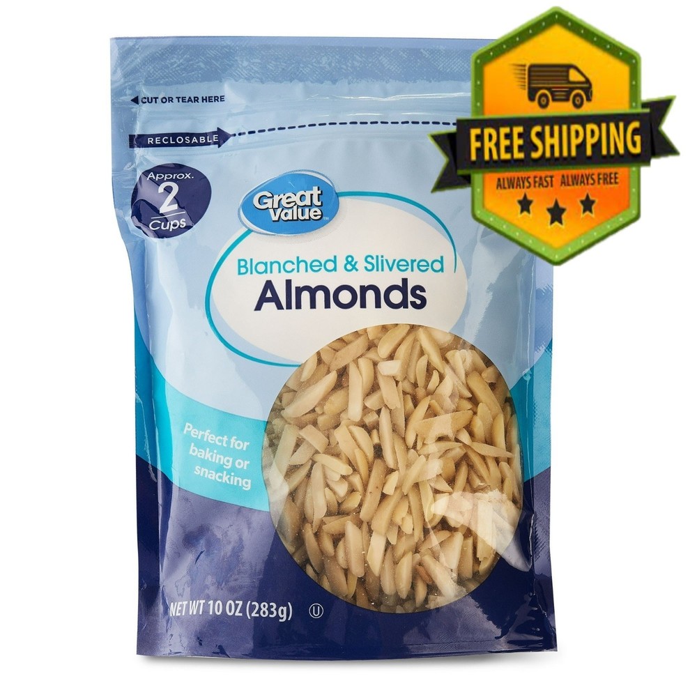 Great Value Blanched & Slivered Almonds (10 oz)