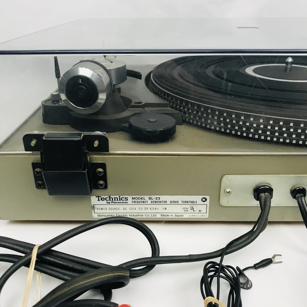 Technics Panasonic Frequency Generator SL-23 Turntable, Powers On, For Parts