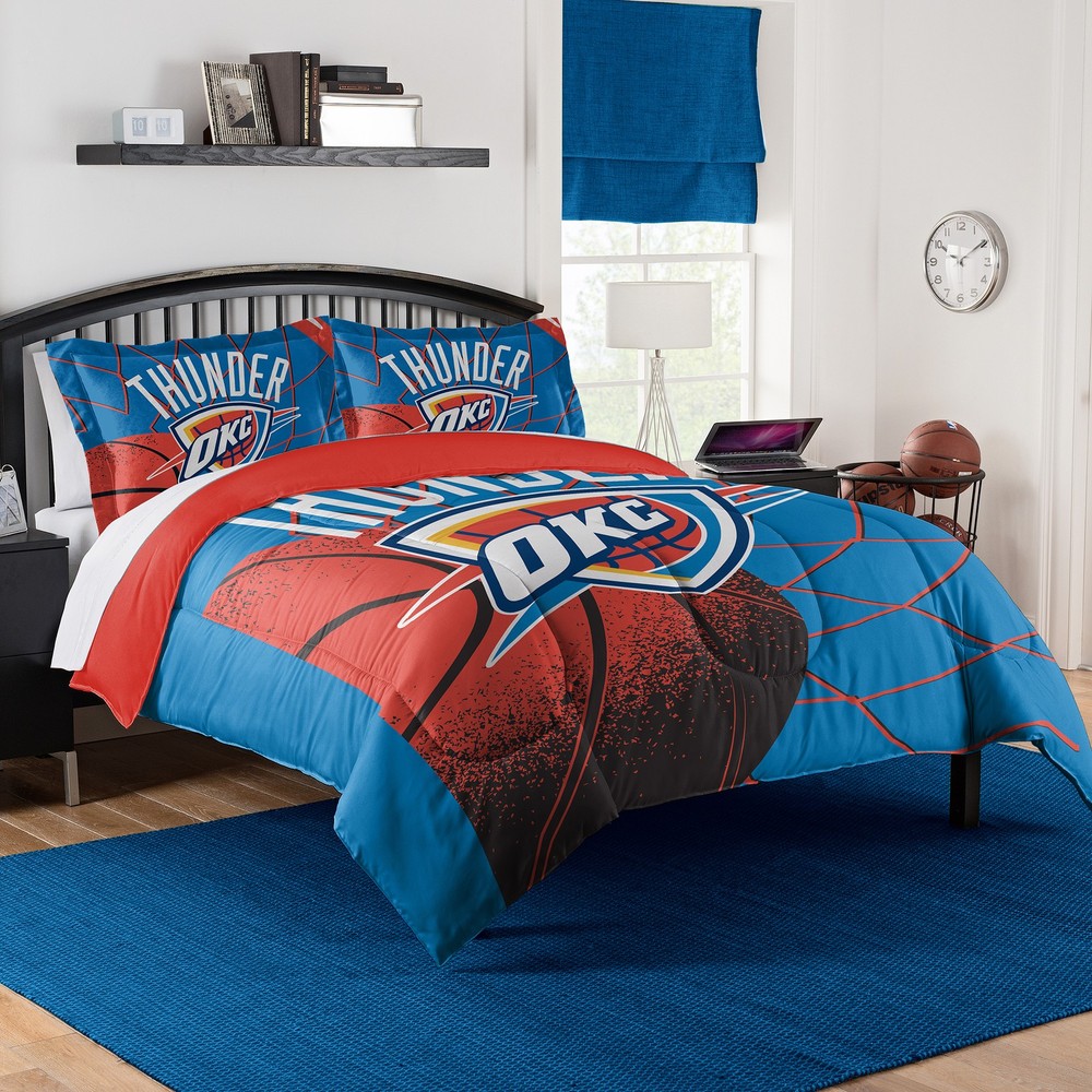 NBA Officially Licensed Oklahoma City Thunder Comforter & Sham Set