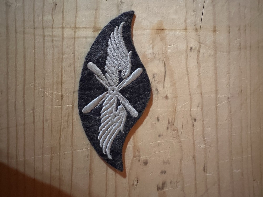 WWII German Luftwaffe Original Propeller Wing Patch Militaria Germany