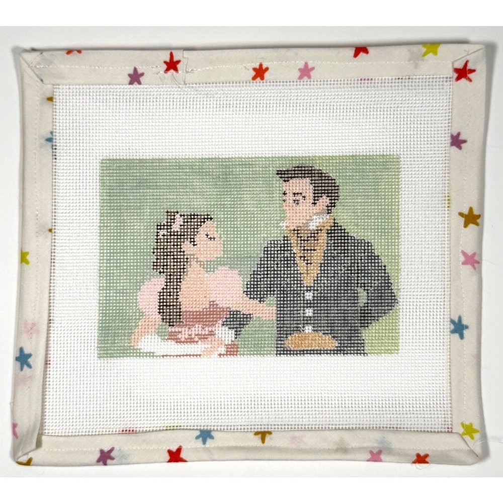 Bridgerton - Hyacinth Recital Needlepoint Canvas