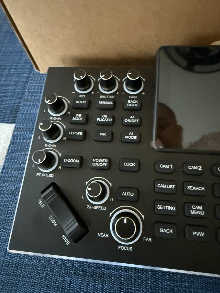 Katovjjts KC50 PTZ Remote Controller Camera with Preview, 4K UHD Input/Output