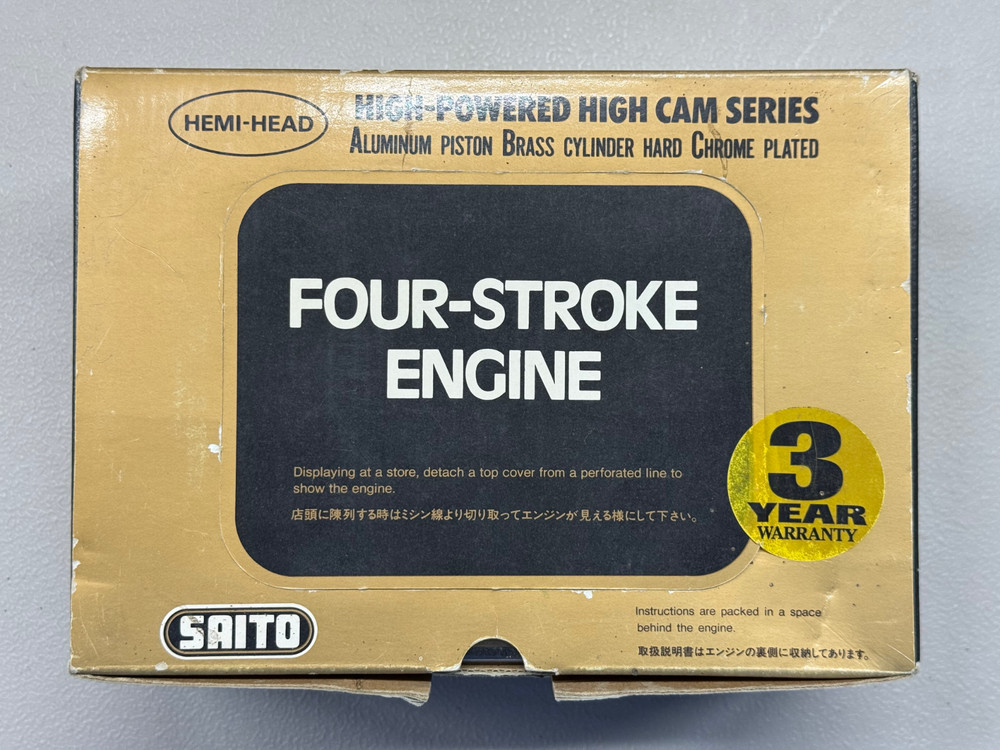 Saito FA-65 Four Stroke Hemi-Head RC Airplane Engine