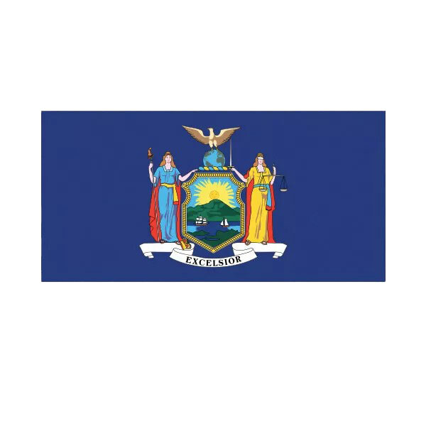New York Flag Sticker Decal